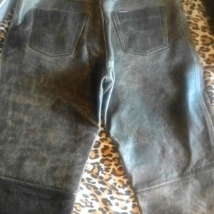 Harley Davidson Mens Leather Biker Pants